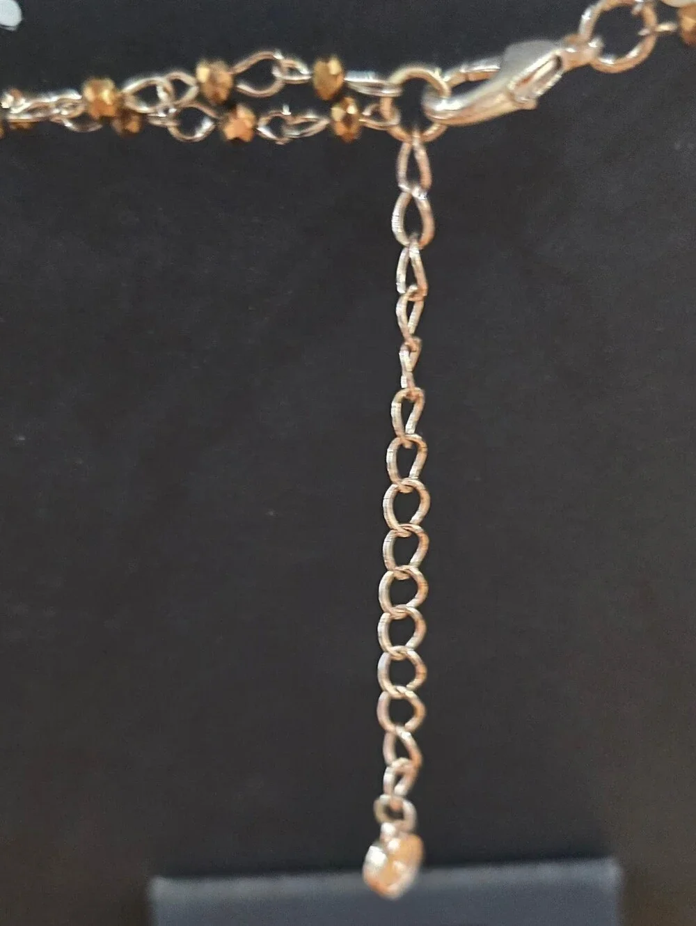 C. Est.1946 Multi-Strand Beaded Necklace in White & Gold